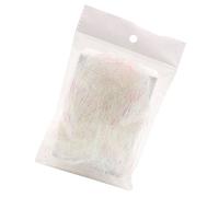 misppro Confezione da 8 g di filo metallico iridescente per capelli d'angelo, confezione regalo, per feste di nozze, colore: bianco