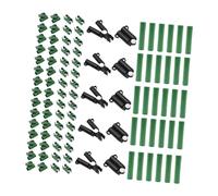 misppro Set di 100 picchetti di supporto per piante da giardino, per piante rampicanti, pomodori, cetrioli, fiori, per interni ed esterni