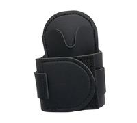 misppro Supporto per stetoscopio, clip da vita per medici e infermieri, custodia in pelle PU, nero