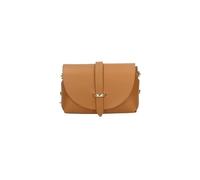 Miss B - Borsetta in Pelle a Tracolla Donna Made in Italy, Borsa Misura Piccola 17x11x9 Cm (unica, Cuoio)