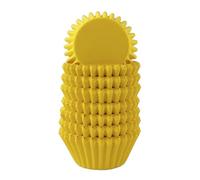 Miss Bakery's House® Mini pirottini di carta - standard - Ø 32 mm x 20 mm - giallo - 200 pezzi