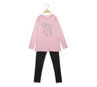 Miss Bellina Completo 2 pezzi da bambina con leggings luccicante