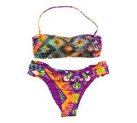 Miss Bikini - Bikini Bandeau con Strass Italia - - Swimwear - Donna - Multicolore - M