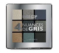 Miss Cop - Nuancier 4 Nuances de Gris Ombretti 7.2 g Grigio unisex