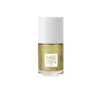 Miss Den, smalto per unghie, colore assoluto, 85% di ingredienti di origine naturale, lunga tenuta, 128 dorato