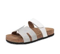 Miss Desire Ciabatte Con Strappo Bianco - Donna Scarpe Sandali Bassi