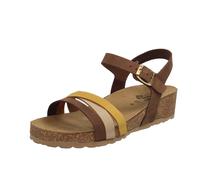 Miss Desire Sandali In Pelle Con Zeppa Multicolore - Donna Scarpe Sandali