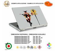 Miss doronjo yattaman cartoon adesivo notebook tablet sticker print pvc