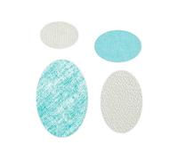 MISS KUTY Fustella spessa ZUG Ovali 14 x 15,2 cm. Per tagliare carta, cartoncino, EVA, pelle, feltro, tessuto. Per progetti di cartoleria, scrapbooking e artigianato