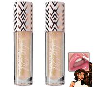 Miss Lady Diamond Black,Black Glitter Lipstick,Glitter Liquid Color Changing Lipsticks,Sparkling Glossy Liquid Lipstick Lip Gloss For Women (2PCS,#6)