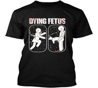 MISS LILLY 3649-Dying Fetus Kymryd T Shirt Fit Casual Graphic Short Sleeve Tops Black M