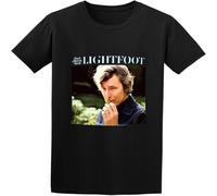 MISS LILLY Gordon Lightfoot Back Here On Earth Shirt T for Mens Black S