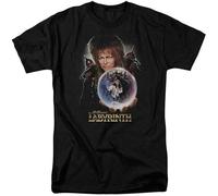 MISS LILLY Labyrinth Jim Hensons Fantasy Cult Film Retro 80S Adult Graphic T-Shirt Black XXL