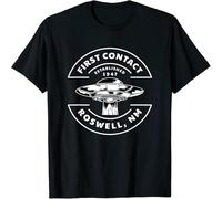 MISS LILLY Roswell UF0 al!en Conspiracy Theory Quote T-Shirt Unisex Mens Tops Tee Black L