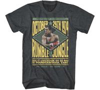 MISS LILLY Rumble in The Jungle Kinshasa Zaire 1974 Mens T Shirt Boxing Legend Black XL