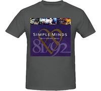 MISS LILLY Simple Minds Glittering Prize 8192 Tee Shirts for Men Comfortable Casual Short Sleeve Tops Black M