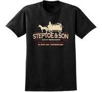 MISS LILLY Steptoe And Son Inspired T-Shirt - Retro British Comedy 60S 70S TV Fathers Day Black L
