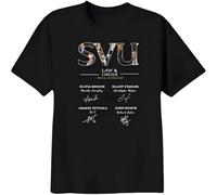 MISS LILLY SVU Law And Order Special Victims Unit Olivia Benson Elliot Stabler Odafin Tutuola John Munch Unisex T-Shirt Black S