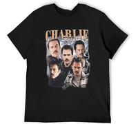 MISS LILLY Team Charlie Swan T Shirt Billy Burke Graphic Printtshirts Men Cotton Thin Short Sleeve Vintage Tee Black M