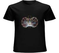 MISS LILLY Tempest Rosemarie Fiore Mens T-Shirt Printed Graphic Top Unisex Tee Black XL