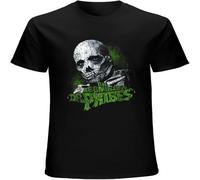 MISS LILLY The Abominable Dr. Phibes British Comedy Horror Film Mens T-Shirt Printed Graphic Top Unisex Tee Black XL