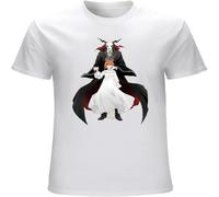 MISS LILLY The Ancient Magus Bride Mens T-Shirt Printed Graphic Unisex Tee White XXL