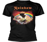 MISS LILLY Tshirt Rainbow Rising Album Band Men Large Tee Unis Funny girf Black M