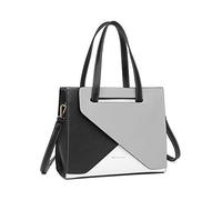Miss Lulu Borsa a Mano da Donna Borsa a Mano alla Moda, Borsa a Tracolla, con Tracolla Regolabile, Può Contenere Tablet da 9,7 ', Può Cambiare la Corrispondenza a Blocchi di Colore
