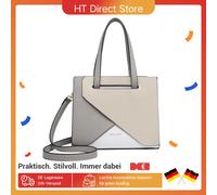 Miss Lulu Borsa a mano da DONNA in pelle PU Borsa a tracolla media con tracolla regolabile e manico per ufficio/tutti i giorni