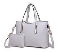 Miss Lulu Borsa a mano Donna, Borsetta Borse a Tracolla Spalla PU Pelle, Borse Tote Donna per Shopping, Partito, Tempo libero & lavoro 2 pezzi Set