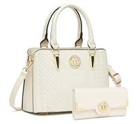 Miss Lulu Borsa a Mano Donna Medie, Borse Tracolla Donne PU Pelle, Tote Spalla Bag Eleganti, Tracolla Regolabile, Impermeabile