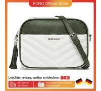 Miss Lulu Borsa a tracolla da DONNA Borsa a tracolla in pelle PU Borsa media Borsa piccola Hardware dorato green