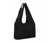 Miss Lulu Borsa a Tracolla Donna Autunno Inverno, Borsa Spalla Tote Bag Pieghevole in Velluto, Grande Casual per Lavoro, Università e Viaggi
