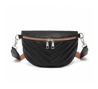 Borsa Tracolla Donna Marsupio Donna Borsa Donna in Pelle PU Con tracolla regolabile Nero