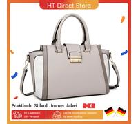 Miss Lulu Borsa da DONNA: borsa a tracolla e borsa a tracolla retrò in pelle PU, shopper per lavoro/shopping/feste Black