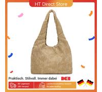 Miss Lulu Borsa da DONNA-Spaziosa, Durevole, Borsa shopper e a tracolla-Perfetta per la scuola, il lavoro, tutti i giorni Cachi
