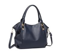 Miss Lulu Borsa Donna Grande con Tracolla Regolabile, Tote Bag Impermeabile Pelle PU, per Lavoro, Scuola, Università e Viaggio