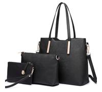 Miss Lulu Borsa Donna Set, Borsette a Mano Tote Tracolla Spalla PU Pelle, per Shopping, Partito, Tempo libero & lavoro 2/3 pezzi Set