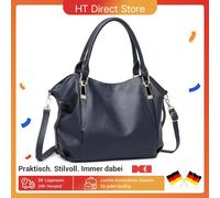 Miss Lulu borsa Shopper grande da donna, borsa elegante, borsa a tracolla grande per pendolarismo, viaggi e Shopping, pratica Blu