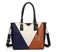 Miss Lulu Borsa Tote, Borsa a Mano in Pelle, Borsa a Tracolla a Forma di V per Donna, Borsa da Donna, Borse Grandi Donna