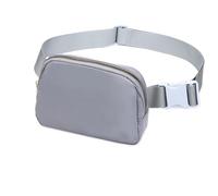 Marsupio unisex con cinghia regolabile, piccolo marsupio per allenamento, corsa, viaggi, escursionismo, nero
