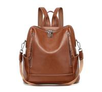 Miss Lulu Borsa Zaino Donna Elegante, Zaino Antifurto in Pelle per Donna, Zainetto Grande e Versatile per Uso Quotidiano e Viaggio