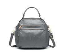Miss Lulu Lb6907, Borsa a Tracolla Hobos Donna, Grigio, M