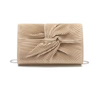 Miss Lulu Pochette da donna, borsa da sera per matrimonio, grande fiocco morbido con glitter fini, borsa sintetica, borsa per feste di fine anno
