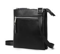 Miss Lulu LH2301 BK, Borsa a Tracolla Donna, Nero, Taglia Unica