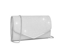Miss Lulu Pochette Donna Elegante, Clutch PU Pelle, Borsetta Tracolla Media con Chiusura Magnetica, per Cerimonie, Matrimoni, Appuntamenti e Regali