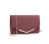 Miss Lulu Pochette Donna, Borsetta donna per matrimoni e serate, Viola