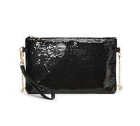 Miss Lulu Pochette Donna Elegante，Morbida Sintetico Sottile Con Paillettes Con Manico E Catena Dorata Elegante Lussuosa Portabile A Mano Tracolla Capiente Per Banchetti Feste