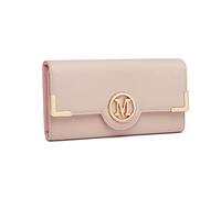 Miss Lulu Portafoglio Donna Grande, Elegante Portafogli Portamonete Pelle Sintetica, Slim con Chiusura Magnetica