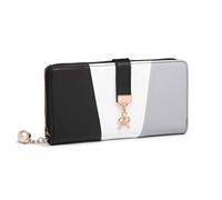 Miss Lulu Portafoglio Donna Portafoglio Grande Portafoglio Lungo Multicolore, Pelle PU